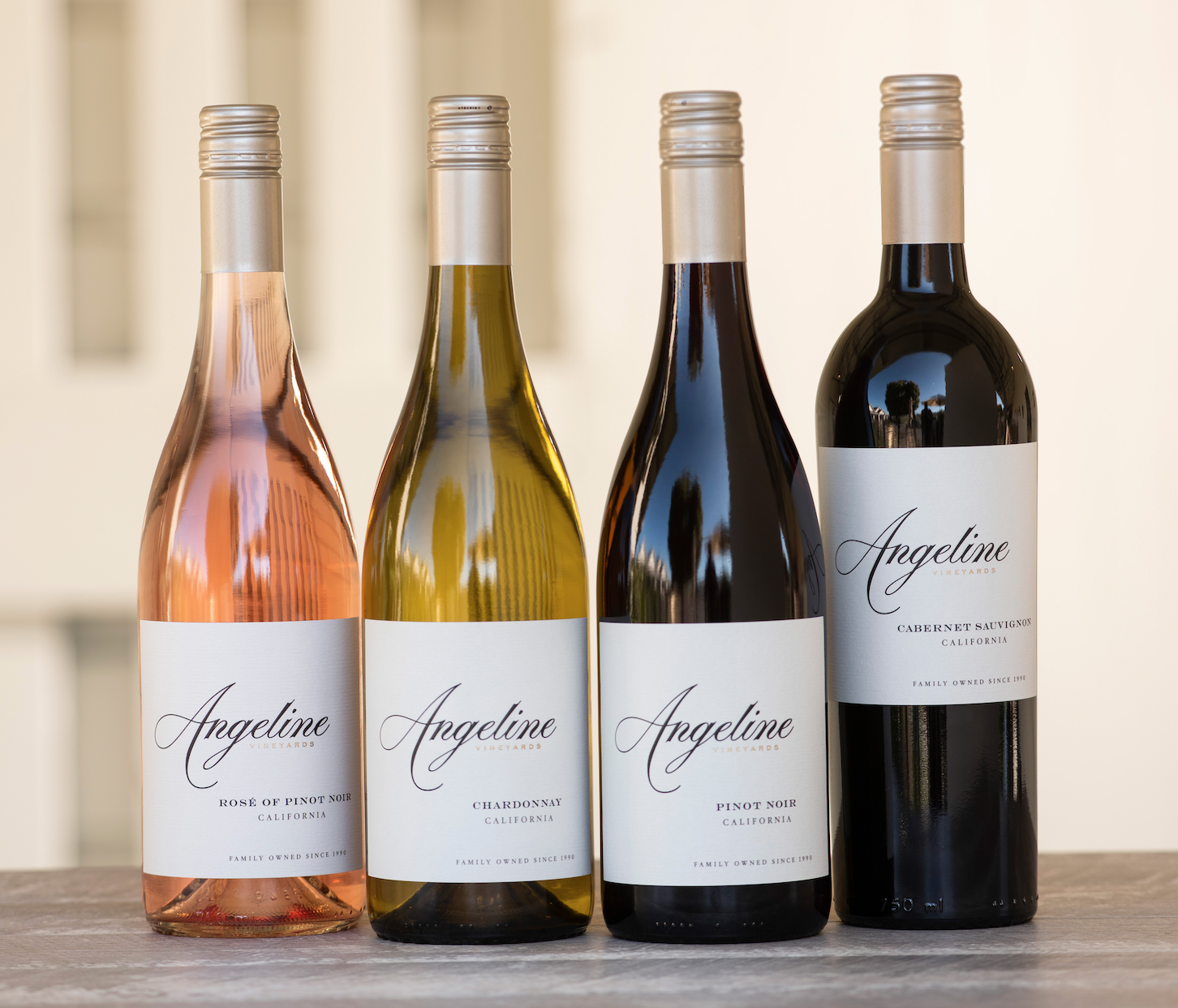 Angeline wines range california wines in europe with stock